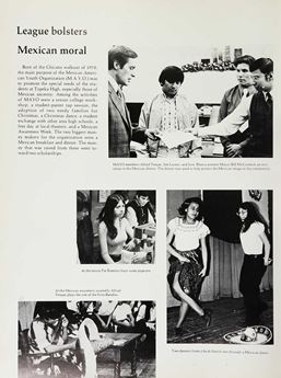 page from a yearbook